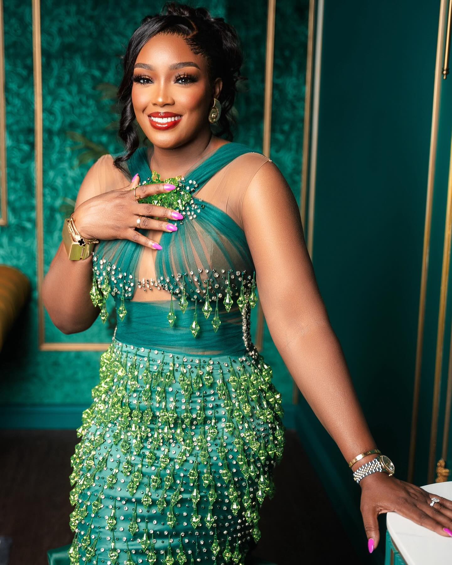 Blush Equinox Maxi Dress - Image 3